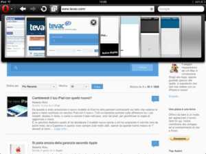Opera mini e i tab