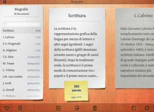 Writings editor per iPad