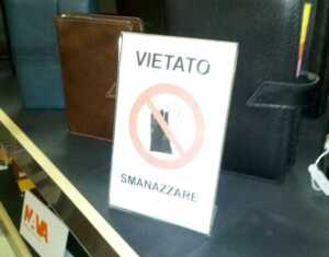 Vietato Smanazzare