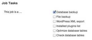 Configurazione BackWPup Jobs