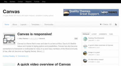 Come modificare il tema Canvas per WordPress