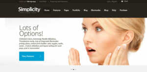 Simplicity tema WordPress per siti ecommerce
