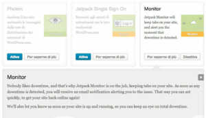 Jetpack sorveglia il downtime del tuo WordPress