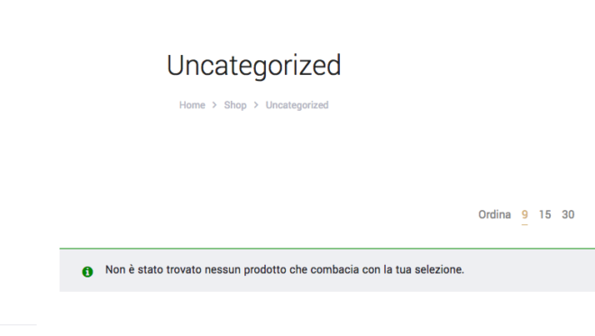 Esempio di categoria prodotti Uncategorized