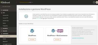 Siteground siti WordPress WooCommerce