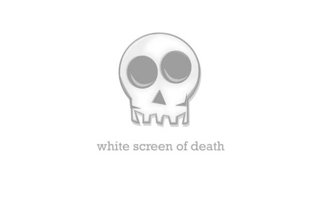 Errore schermo bianco di WordPress